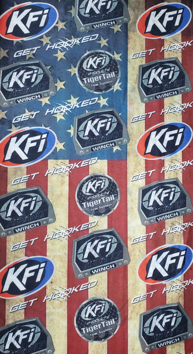 KFI Face Mask Flag w/Logo