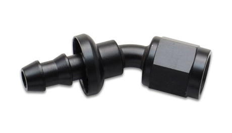 Vibrant Push-On 30 Degree Hose End Elbow Fitting Size -8AN