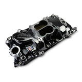 Edelbrock 65-90 BB Chevy Oval Port Heads Performer 2-O Manifold - Black Plasma