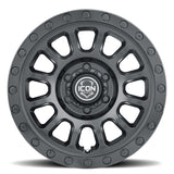 ICON Hulse 18x9 8x180 12mm Offset 5.5in BS Double Black