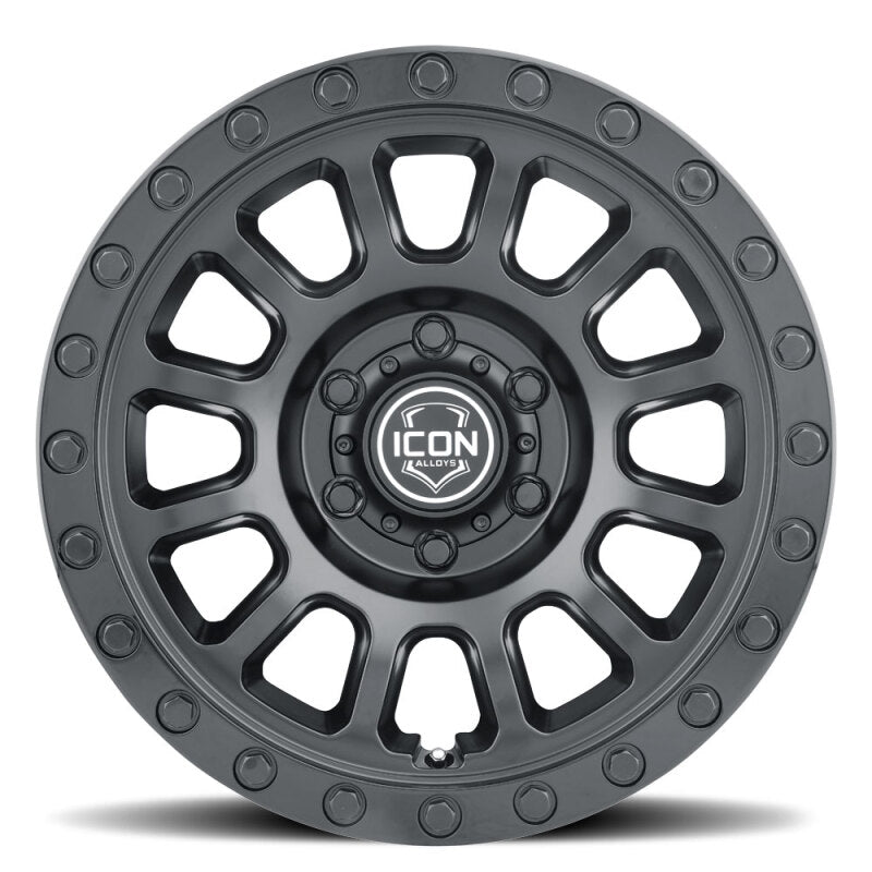 ICON Hulse 18x9 x5 -12mm Offset 4.5in BS Double Black