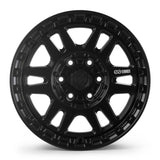 Enkei Trail-Tracker 18x9 / 6x139.7 BP / ET42 / 106.1mm Bore - Matte Black Wheel