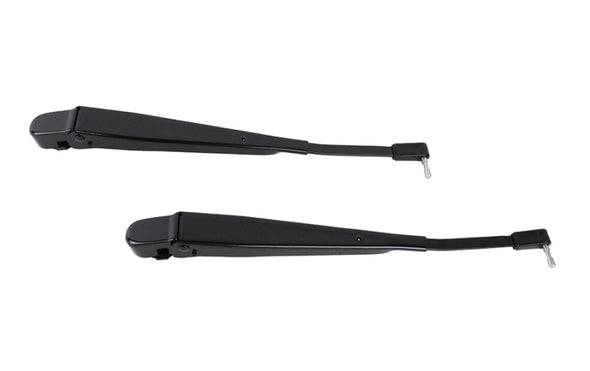 Kentrol 97-06 Jeep Wrangler YJ Windshield Wiper Arms Pair - Powdercoat Black