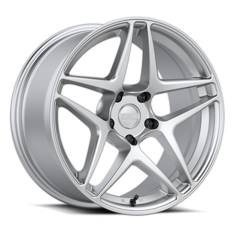 Kansei K15H Astro 19x9.5in / 5x112 BP / 22mm Offset / 66.6mm Bore - Hyper Silver Wheel