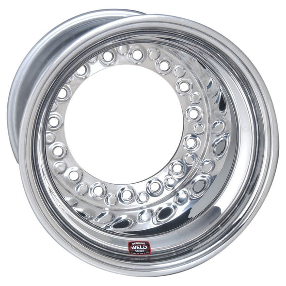 Weld Wide 5 XL Direct Mount 15x13 / 5x10.25 BP / 5in. BS Polished Assembly - Mod Beadlock