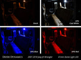Diode Dynamics Wrangler JK 4dr Interior Kit Stage 1 - Blue