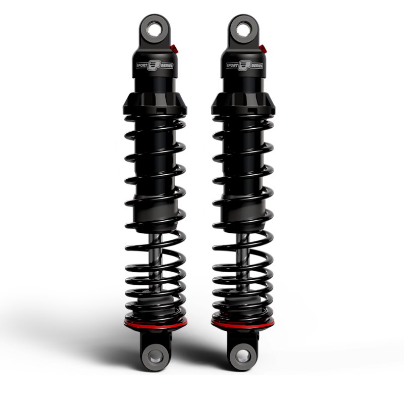 Progressive 06-17 Harley-Davidson Dyna 494 Series Shocks 13.5in Bearing - Black