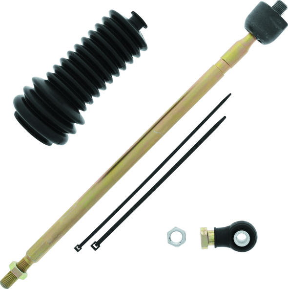 QuadBoss 09-10 Polaris Ranger 500 4x4 (03) Steering Rack Tie Rod Assembly Kit - Right Inner & Outer