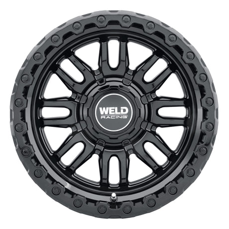 Weld Off-Road Swift 17x9in - 8x170 BP - ET-12 - 125.1mm CB - Gloss Black Wheel & Ring