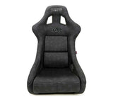 NRG FRP Bucket Seat (Large) Prisma Edition w/ Orange Pearlized Back - Spooky Edition (Spiders/Bats)