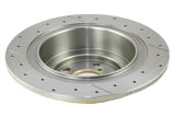 DBA 03-06 Subaru Baja Rear Street Series Drilled & Slotted Rotor w/Gold Hat
