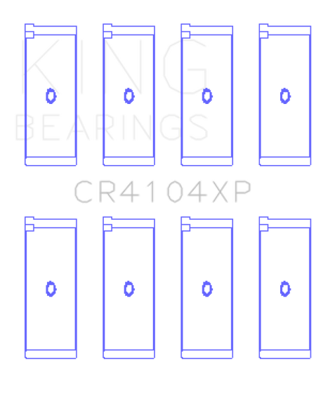 King Engine Bearings Audi/VW 83-03 1.6L/1.8L/2.0L Performance Rod Bearing Set - Size STDX