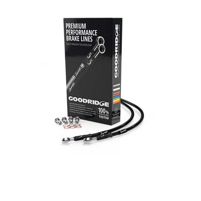 Goodridge 99-04 BMW R1150GS ABS Brembo Black Front SS Brake Lines