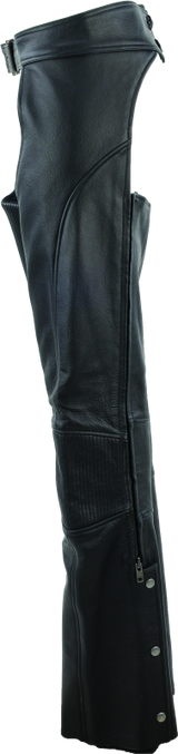 River Road Sierra Leather Chaps Black Womens - Small
