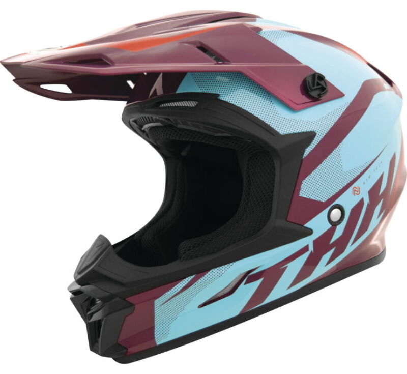 THH Helmets T710XR Airtech Burgundy/Blue - Small