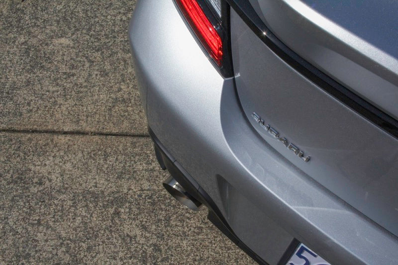 PERRIN 22-26 Subaru BRZ / Toyota GR86 Axle Back Exhaust SS (Single Side Exit w/Helmholtz Chamber)