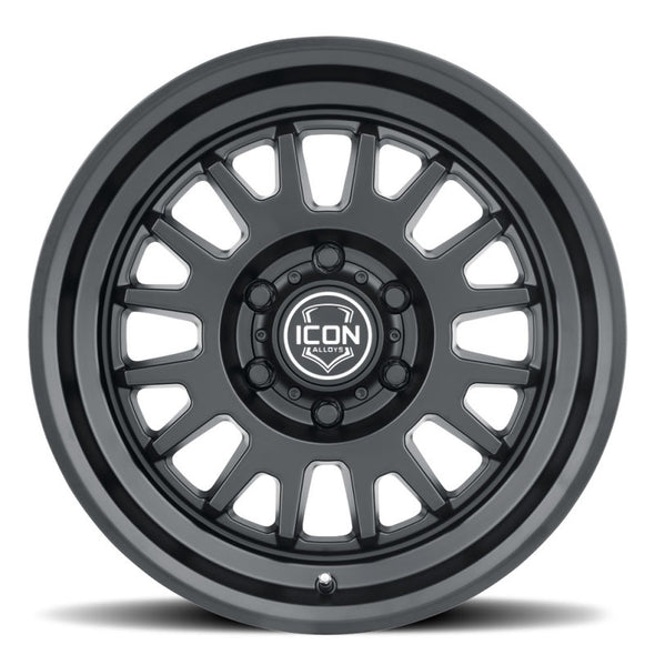 ICON Anza 17x8.5 6x135 +6mm Offset 5in BS 87.1mm Hub Bore Satin Black Wheel