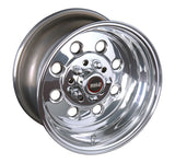 Weld Draglite 15x8 / 5x4.5/4.75 BP / 2.5in. BS Polished Wheel - Non-Beadlock