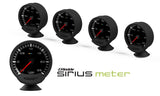 GReddy Sirius Meter - Oil Temp 20/140 (Deg.C) 74mm Analog Gauge (w/Oil Temp Sensor & Harness Set)