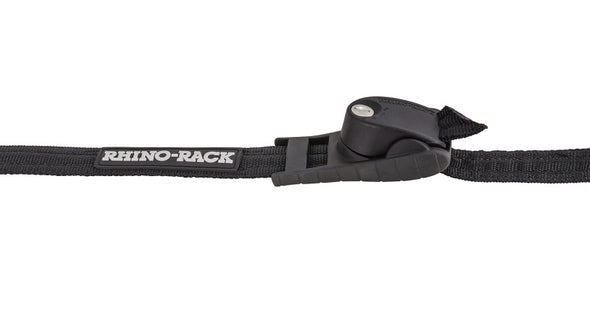 Rhino-Rack Rapid Tie Down Straps - 2.5m/8ft - Pair - Black