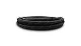 Vibrant -4 AN Two-Tone Black/Blue Nylon Braided Flex Hose (5 foot roll)