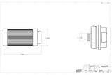 Aeromotive Replacement 100 Micron SS Element (for 12316 Filter Assembly)