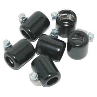 NAMZ Oil Line Hose Clamps 3/8in. ID Black (6 Pack)