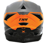 THH Helmets T-42 BMX Xtreme  Gray/Orange Youth - Small