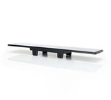 NRG 270mm Wide Panorama Clip-on Rearview Mirror - Flat w/ Blue Tint