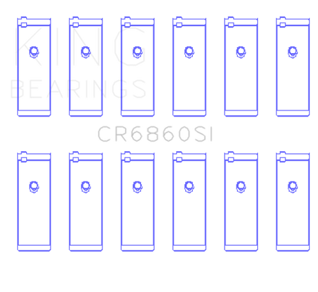 King Engine Bearings GM Vortec 254 Rod Bearings