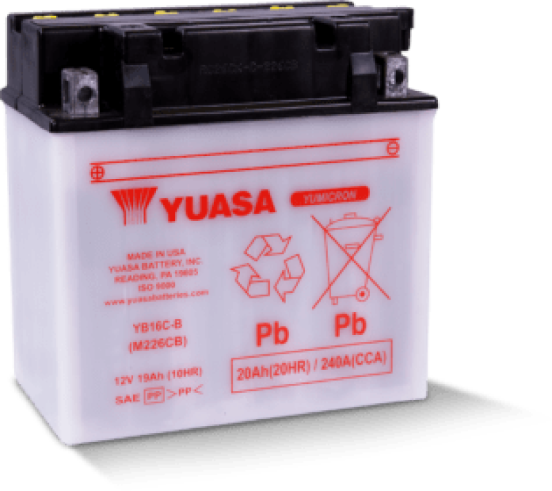 Yuasa YB16C-B Yumicron CX 12-Volt Battery