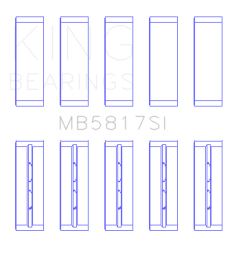 King Engine Bearings 04-12 Mitsubishi Colt Replacement Main Bearing Set