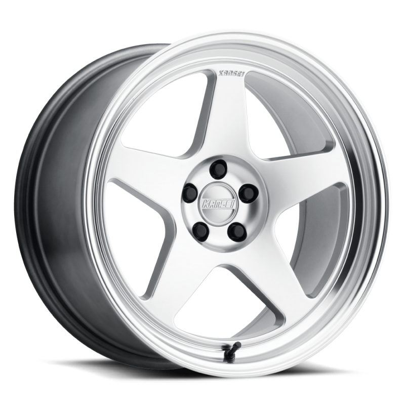 Kansei K12H Knp 17x9.5in / 5x114.3 BP / 12mm Offset / 73.1mm Bore - Hyper Silver Wheel
