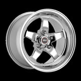 Weld S71 RT-S 15x14.275 / 5X4.75 BP / 6.5in BS Black Wheel (Low Pad) - Non-Beadlock