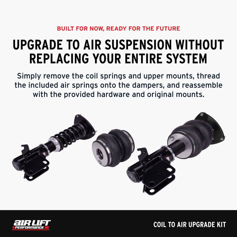 Air Lift 05-14 Ford Mustang S197 Coil to Air Upgrade Kit