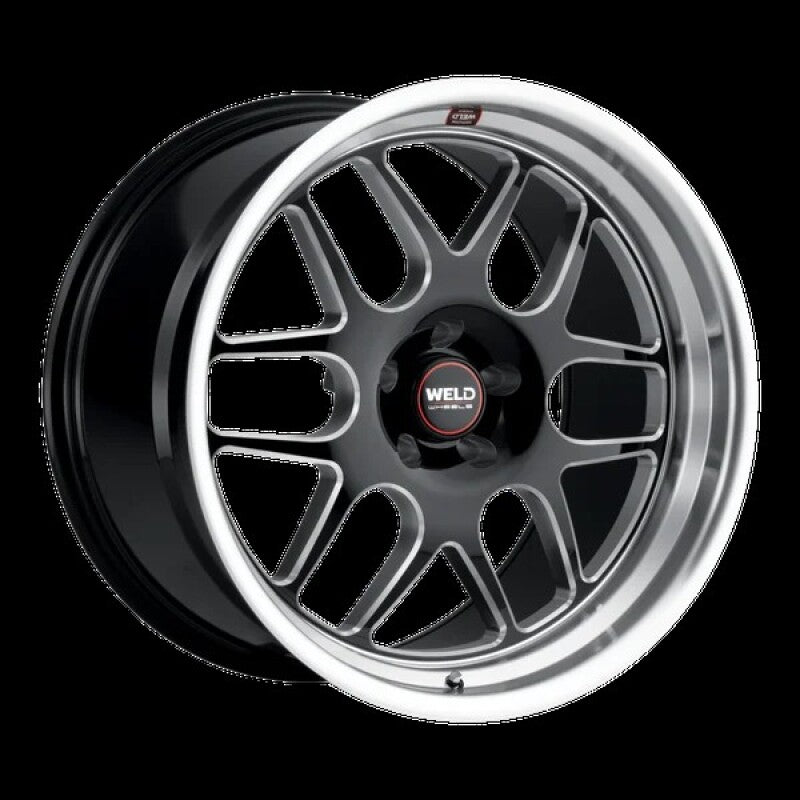 Weld Solana 17x8 / 5x120.65 BP / ET0 / 78.1mm Bore - Gloss Black MIL DIA Wheel