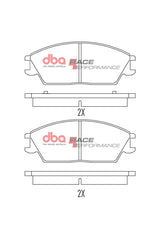 DBA 94-10 Hyundai Accent 1.3L/1.5L/1.6L Front RP Performance Brake Pads