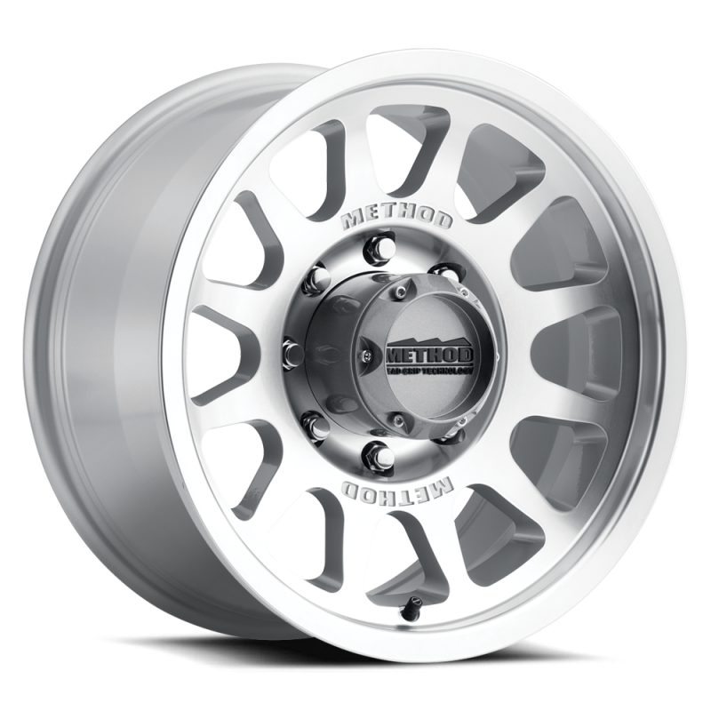 Method MR703 Bead Grip 20x9 12mm Offset 8x170 130.81mm CB - Machined Clear Coat