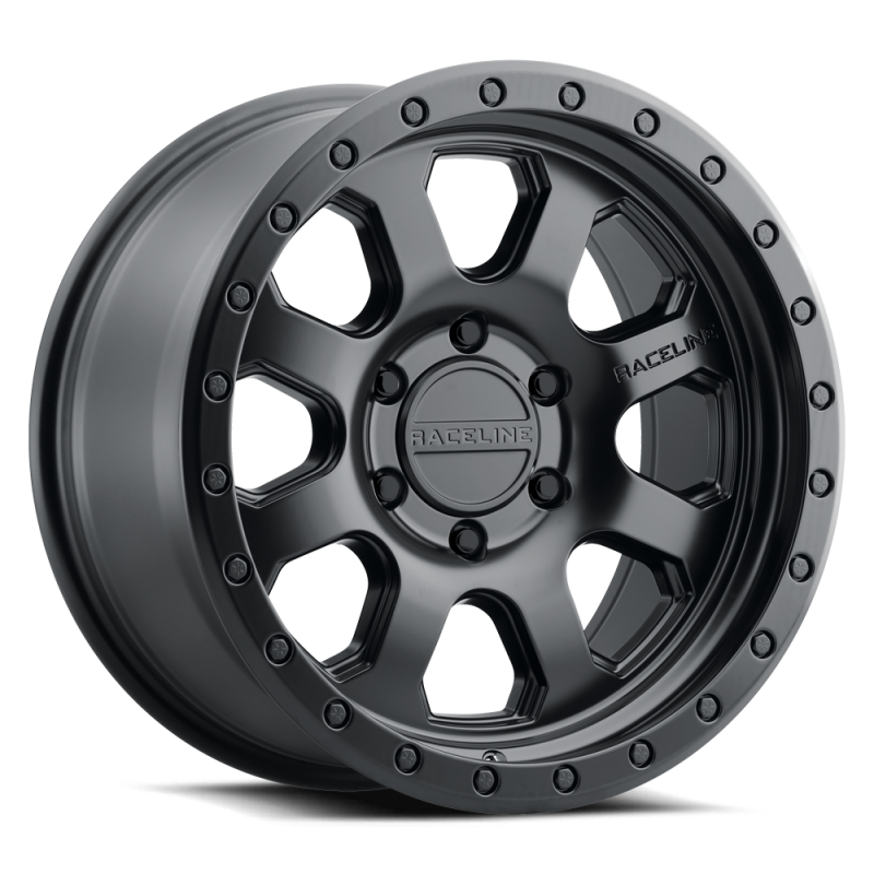 Raceline 959B Avenger 2.0 18x9in / 8X170 BP / 0mm Offset / 130.81mm Bore - Satin Black