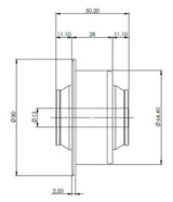 SuperPro VW MQB Front LCA Inner Rear Bushing Set for Alloy Subframe