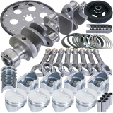 Eagle Chevrolet 350 Balanced 1Pc Rear Seal Rotating Assembly Kit .030 Bore Dome 168 Tooth Flex Plate