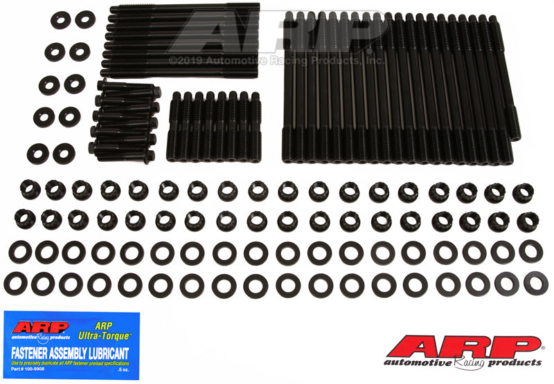 ARP SBC/WP Short Deck 9.24 Warhawk Block w/Warhawk 12Deg LS7 Heads Head Stud Kit