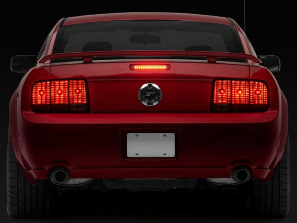 Raxiom 05-09 Ford Mustang Axial Series LED Third Brake Light- Red Lens