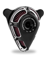 Performance Machine 23-Up CVO, 2024 Touring Jet Air Cleaner - Contrast Cut