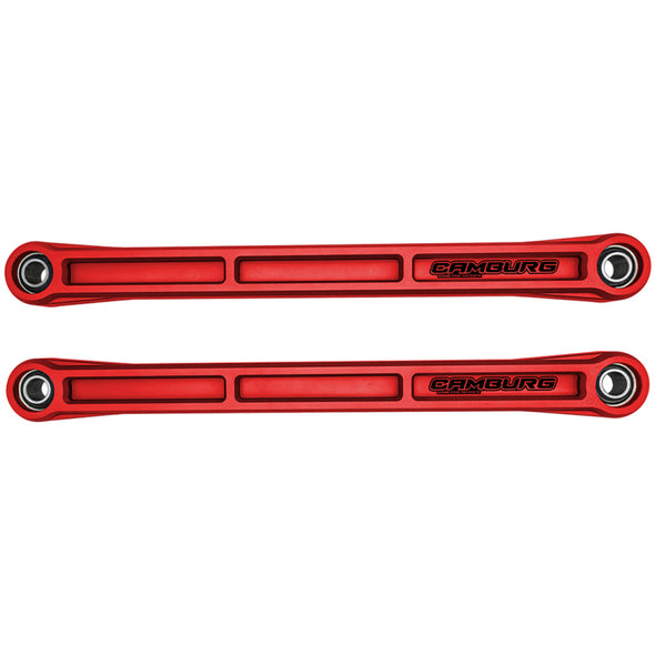 Camburg Ford Bronco 21-23 KINETIK Series Rear Billet Lower Trailing Arm Kit (Red)