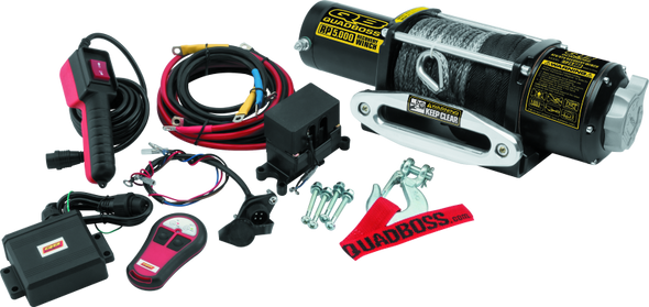 QuadBoss Winch 5000Lb W/ Synthetic Rope