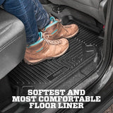Husky Liners 2024 Ford Ranger Crew Cab X-Act Contour Front Floor Liner - Black