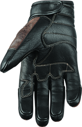 Speed and Strength Rust and Redemption Leather Gloves Brown - Small