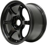 Gram Lights 57DR 15x8.0 +28 5x114.3 Semi Gloss Black Wheel