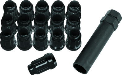 QuadBoss Spline Lug Nuts 12x1.5 - Black